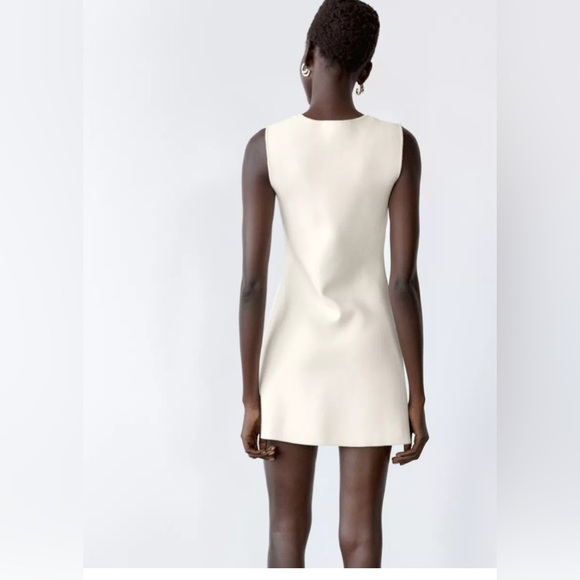 Zara plain mini knit dress - Picture 3 of 5